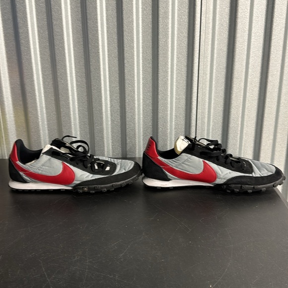 Nike Waffle Racer Gray and Red - Picture 7 of 9